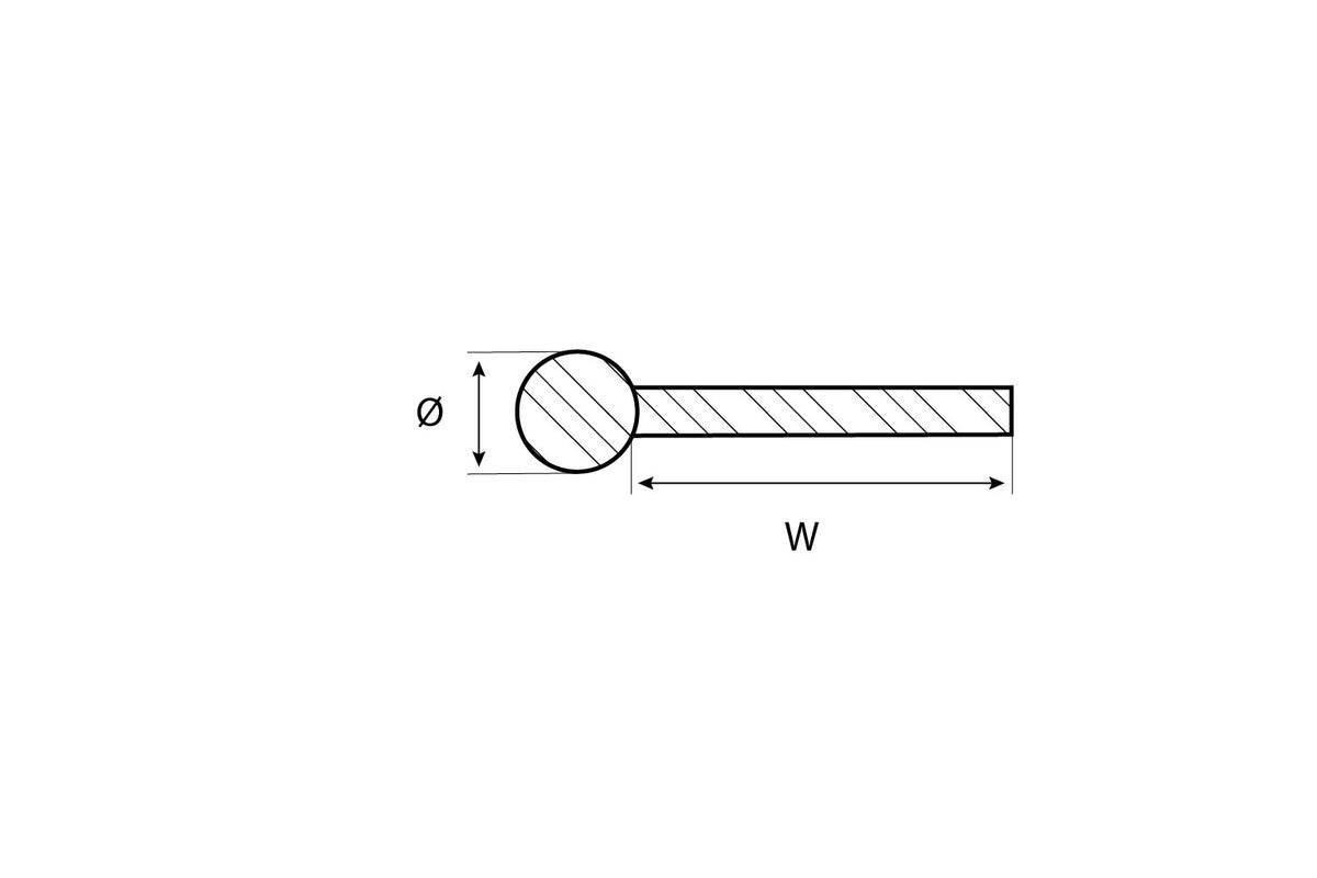 PVC Flag Strip Round Ø 8,0mm with 20 mm
Transparent Blue [100m/roll]